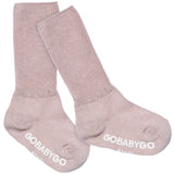Gobabygo Alt Rosa Non Slip Strømper Organic Bomuld