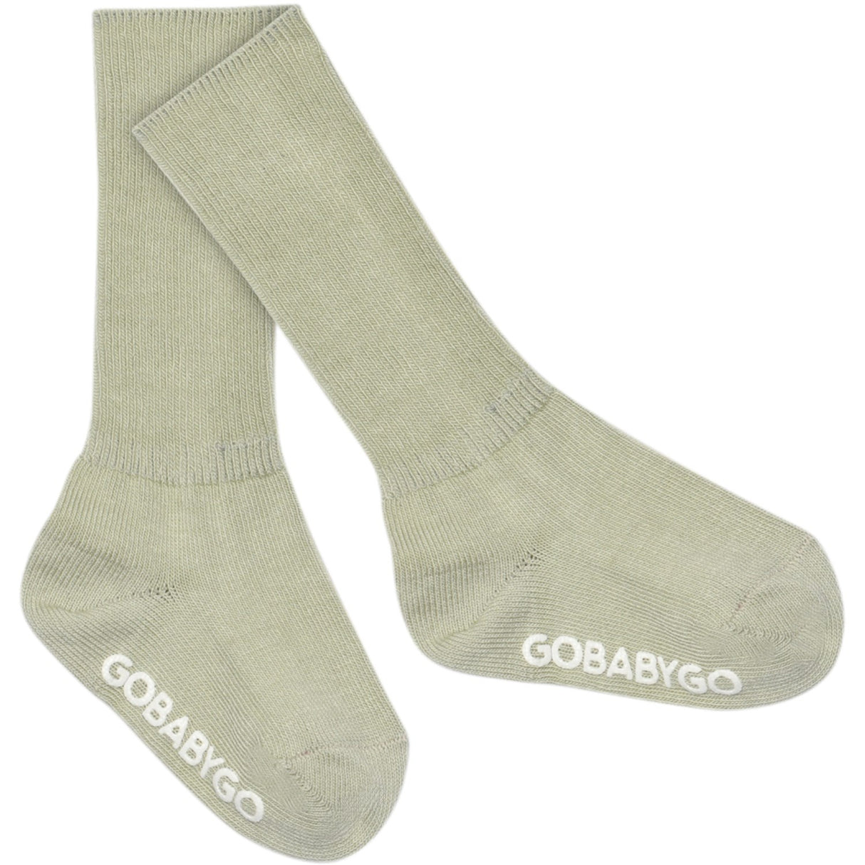 Gobabygo Desert Sage Non-Slip Strømper - Cotton