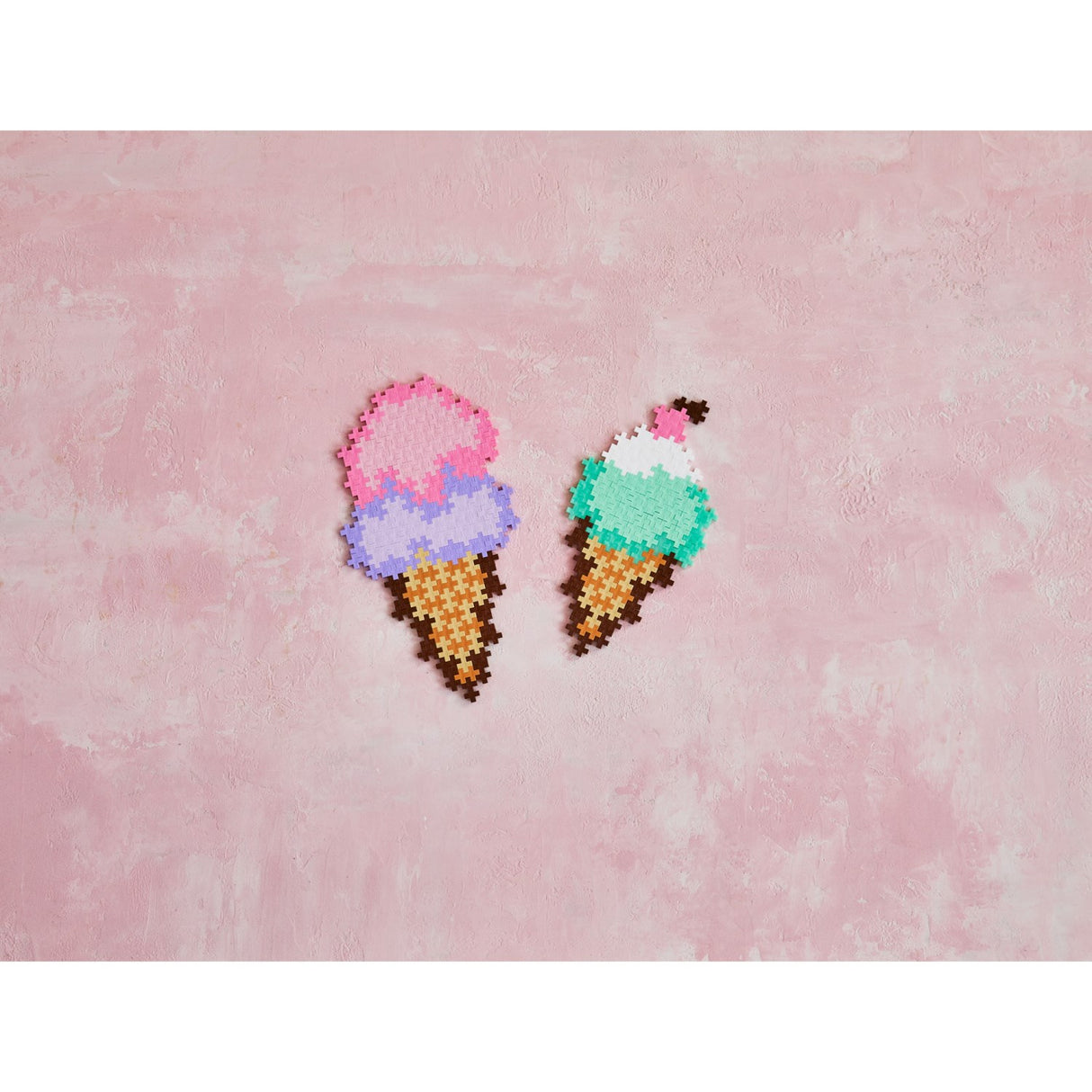 Plus-Plus Puslespil By Number Ice Cream Cones 250pcs