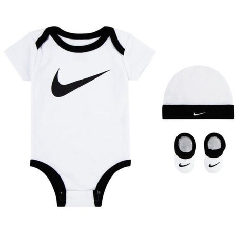NIKE White Nike Swoosh Body Sæt