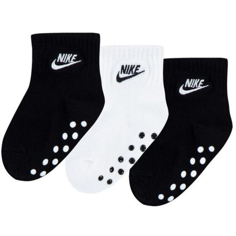 NIKE Black Core Futura Gripper Strømper 3-Pak