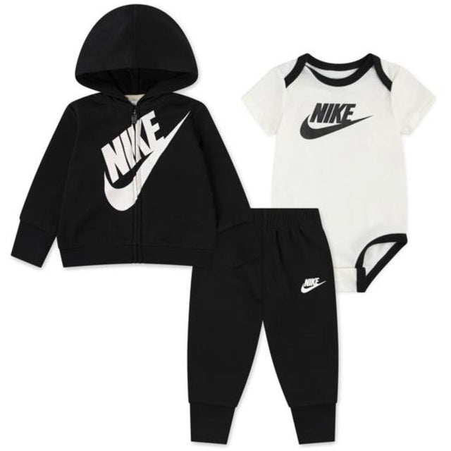 NIKE Black Sustainable 3Pc Fz Sæt
