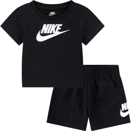 NIKE Black Club T-Shirt Og Shorts Sæt