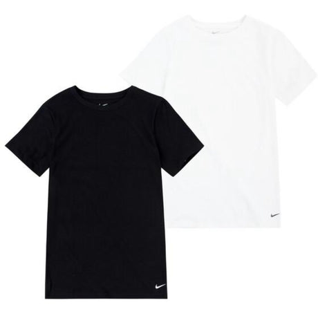 NIKE Black/White Boys 2-Pak Crew Undertrøje