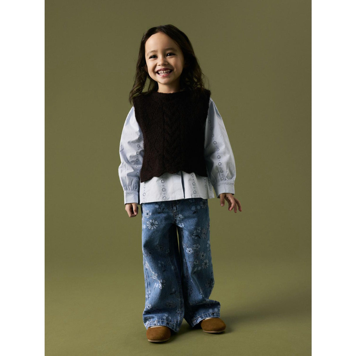 Name It Chocolate Plum Nmflea Strik Vest