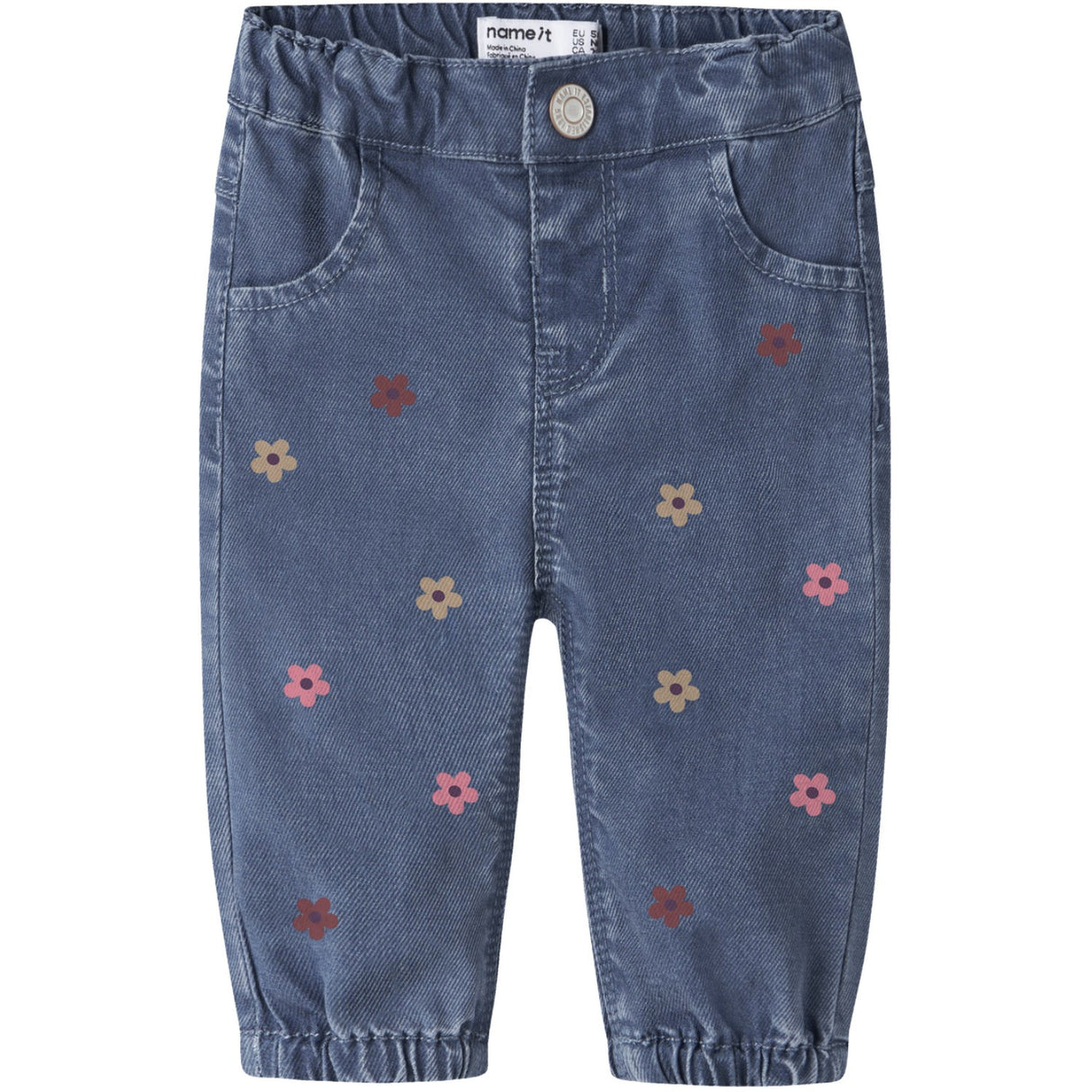Name It Soft Denim Embroidered Nbfrose Mom R Emb Jeans 5321-Yb H