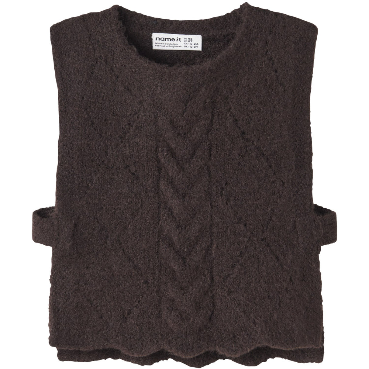 Name It Chocolate Plum Nmflea Strik Vest