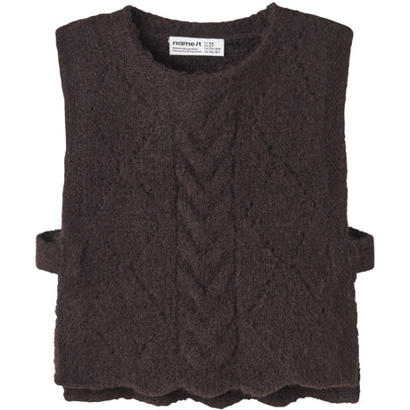 Name It Chocolate Plum Nmflea Strik Vest