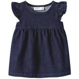 Name It Dark Blue Denim Nbfember Dnm Glitter Kjole 1208-Lu