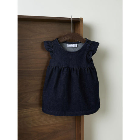 Name It Dark Blue Denim Nbfember Dnm Glitter Kjole 1208-Lu