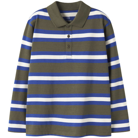 Name It Olive Night Nkmnaftali Ls Nreg Polo Æske