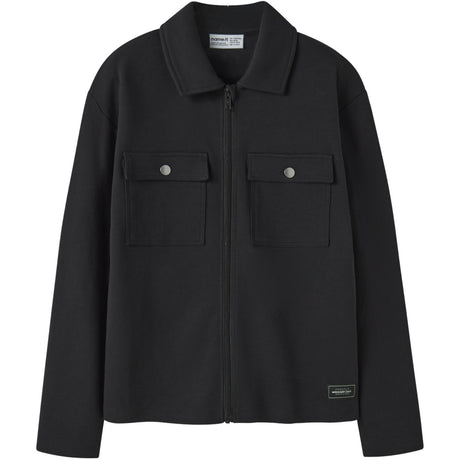 Name It Black Nkmniall Ls Nreg Overshirt