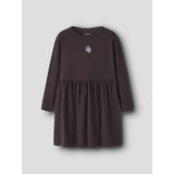 Name It Chocolate Plum Nmfonaya Ls Slim Kjole Æske
