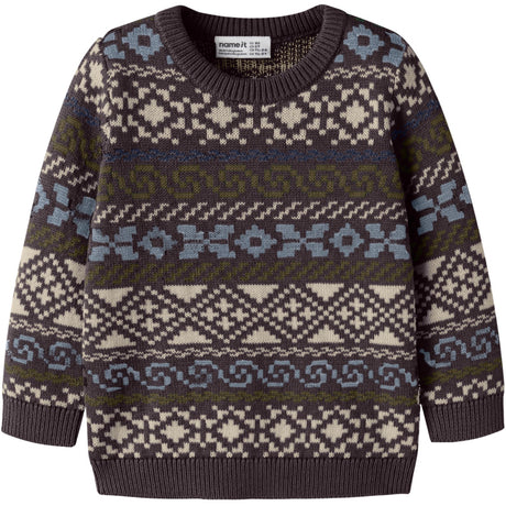Name It Chocolate Plum Nmmolle Ls Strik