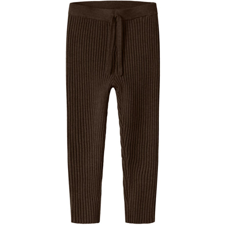 Name It Chocolate Plum Nmfnalia Strik Leggings