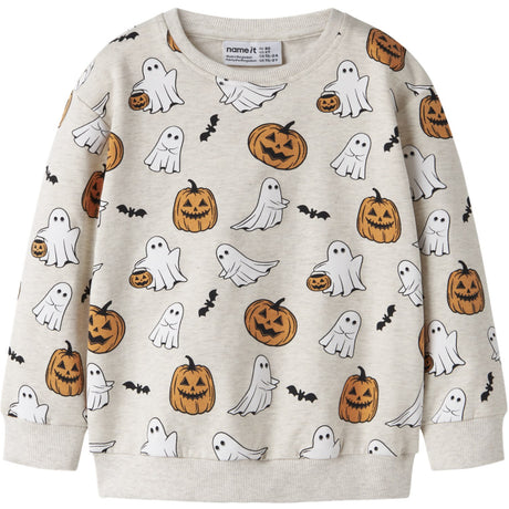 Name It Peyote Melange Nmnovar Nreg Sweat Æske Bru