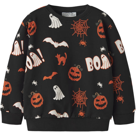 Name It Black Nmnovar Nreg Sweat Æske Bru