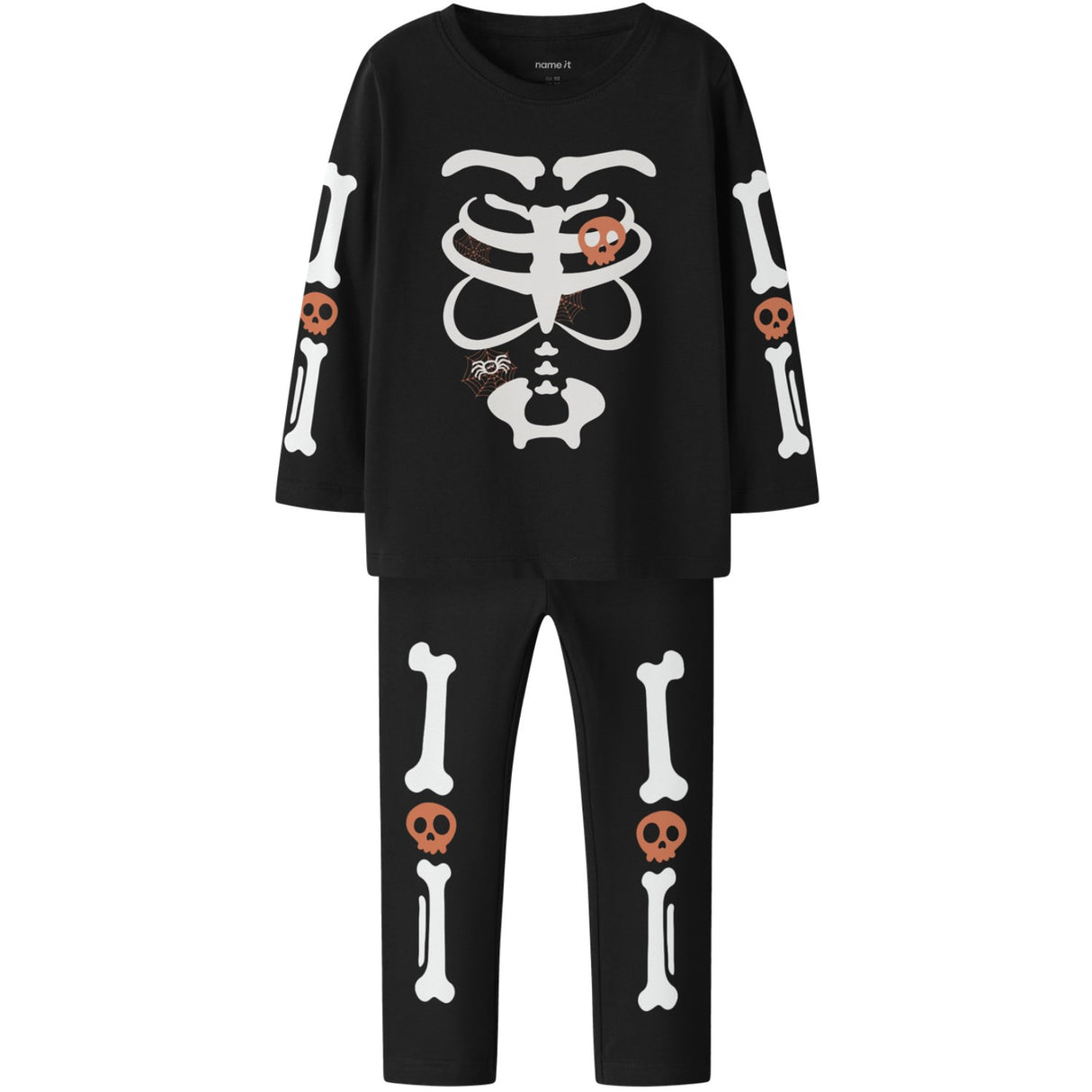 Name It Black Red Orange Nmnowina Night Sæt