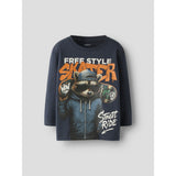 Name It Ombre Blue Nmmnicky Ls Nreg Top Æske