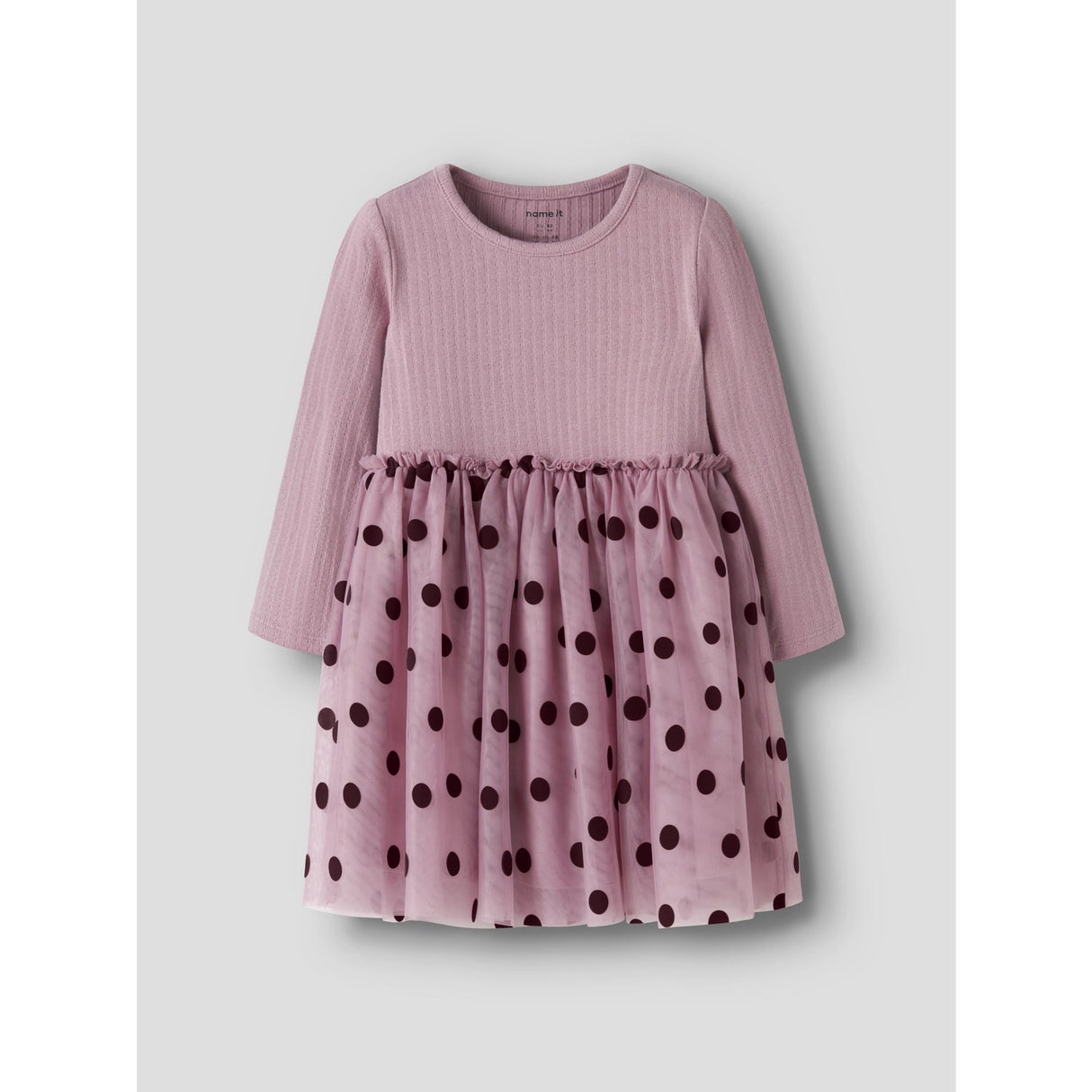 Name It Lilas Nmfnagina Ls Tyl Kjole