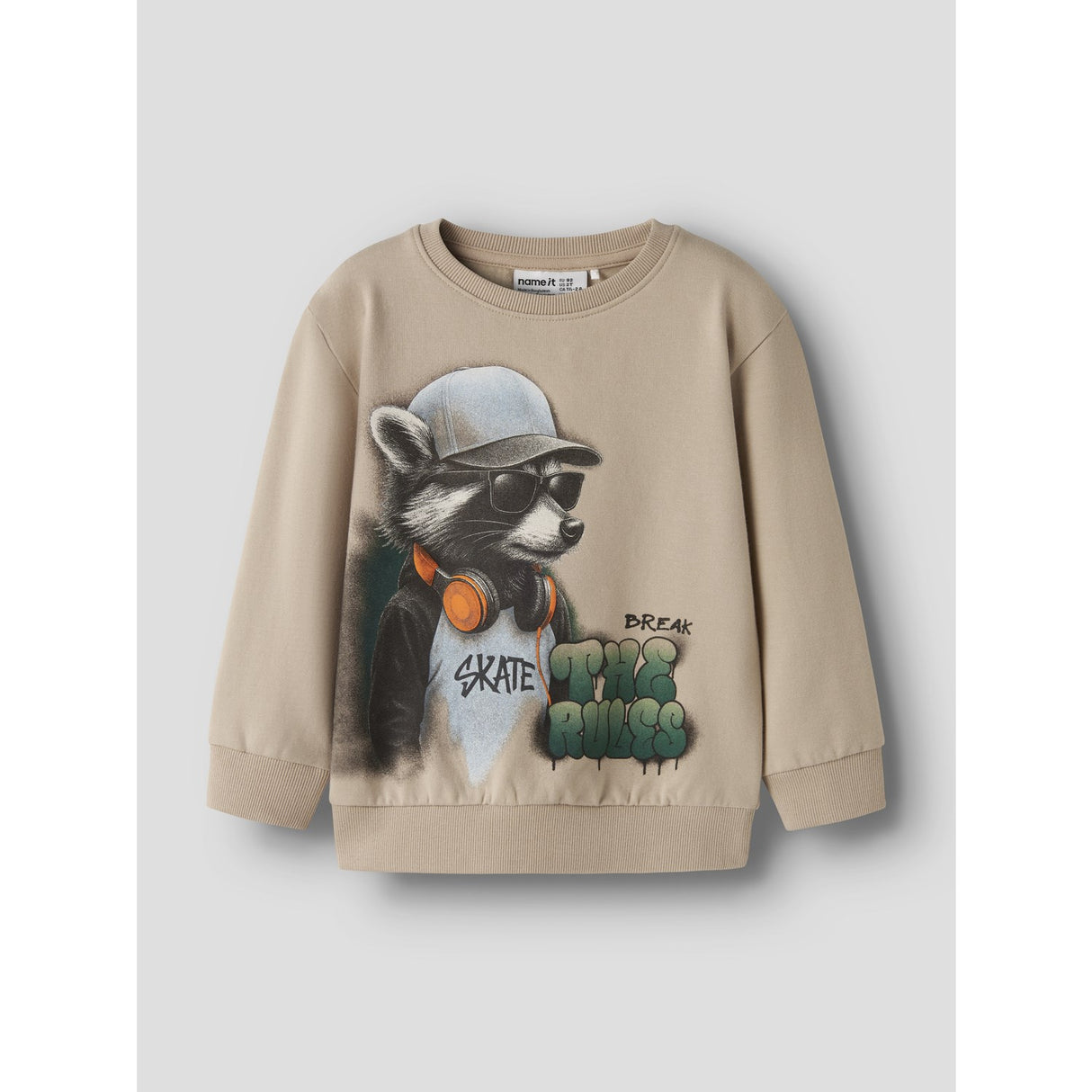 Name It Sesame Nmmnathaniel Ls Nreg Sweat Bru Æske