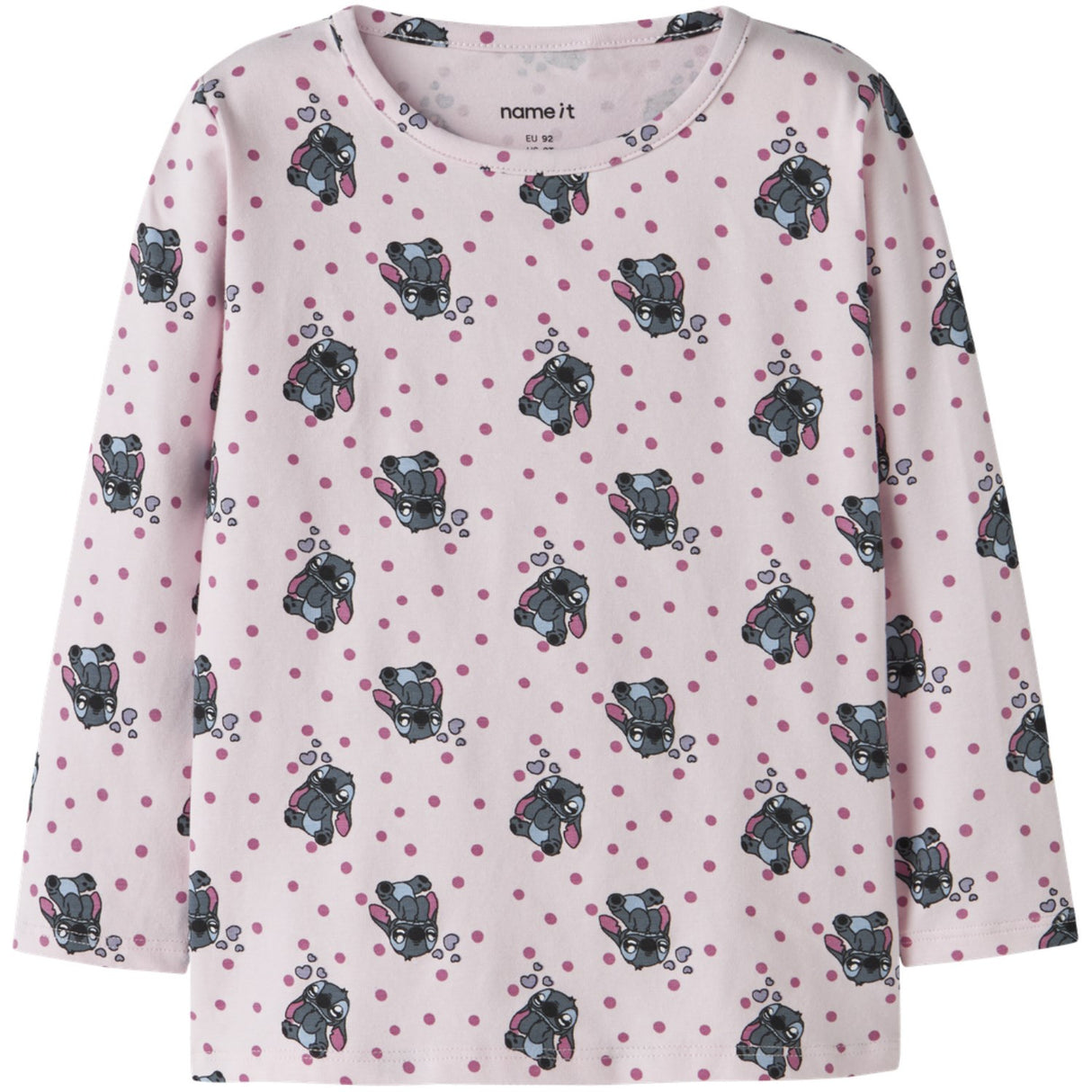 Name It Cradle Pink Nmfandrea Stitch Ls Nreg Top Wdi