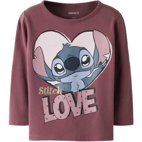 Name It Wild Ginger Nmfanina Stitch Ls Nreg Top Wdi