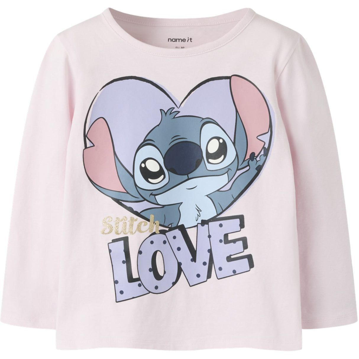 Name It Cradle Pink Nmfanina Stitch Ls Nreg Top Wdi