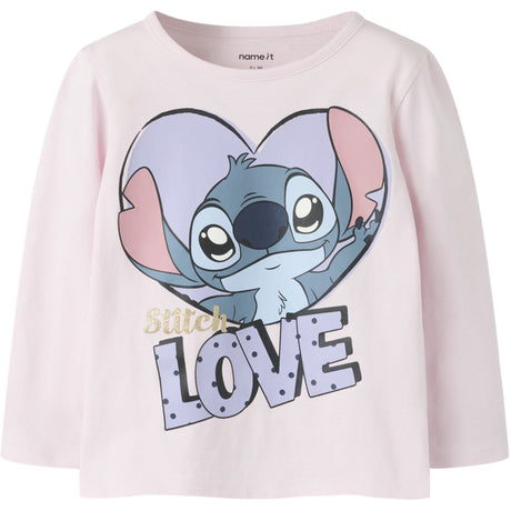 Name It Cradle Pink Nmfanina Stitch Ls Nreg Top Wdi