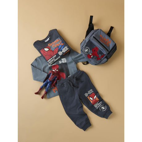 Name It Blue Mirage Nmmalder Spider Ls Nreg Top Æske Mar