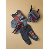 Name It Blue Mirage Nmmalder Spider Ls Nreg Top Æske Mar