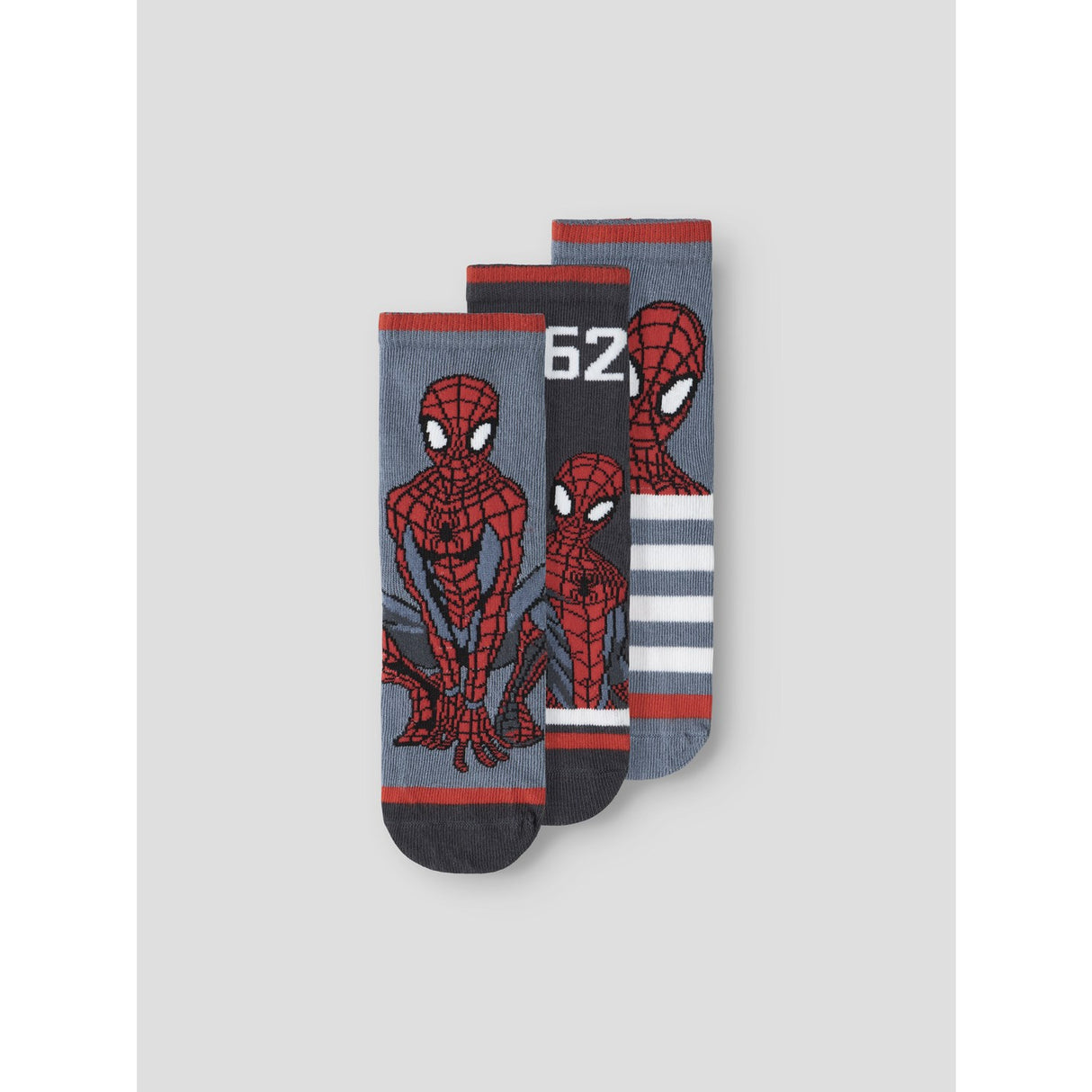 Name It Ombre Blue Nmmmandres Spider 3P Strømper Mar