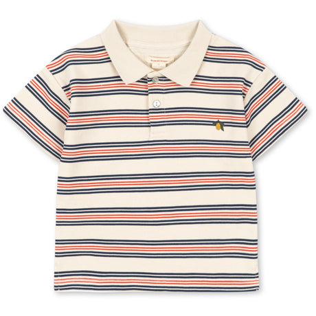 Konges Sløjd Stripie Stripe Spotty Ss Polo Gots