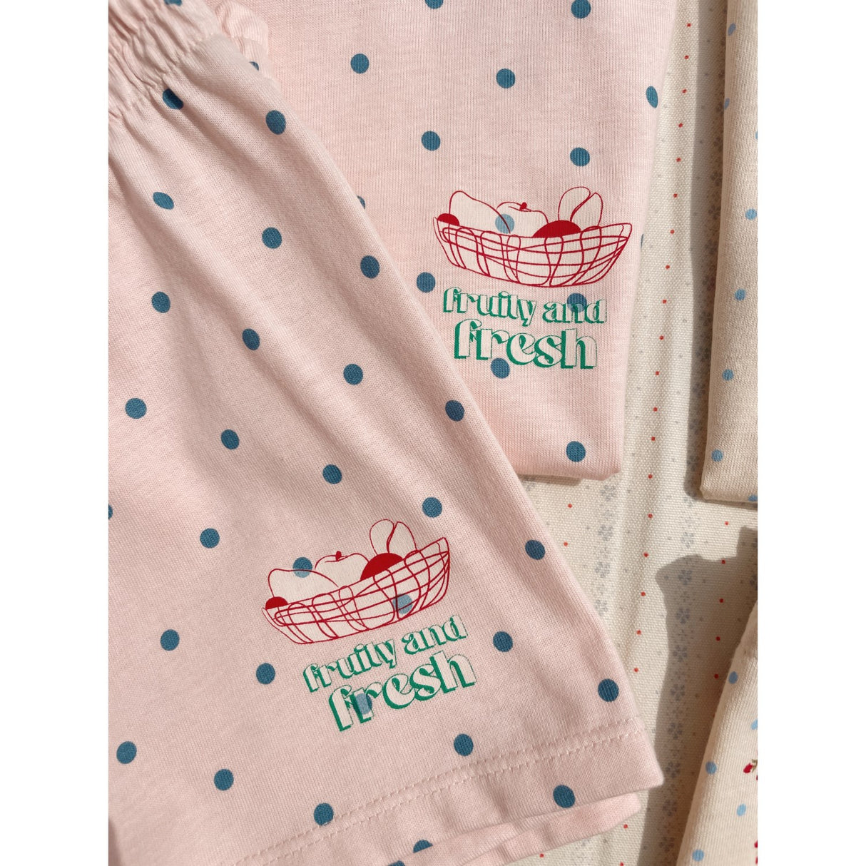 Konges Sløjd Rosewater Dot Lin Tee Sæt Gots