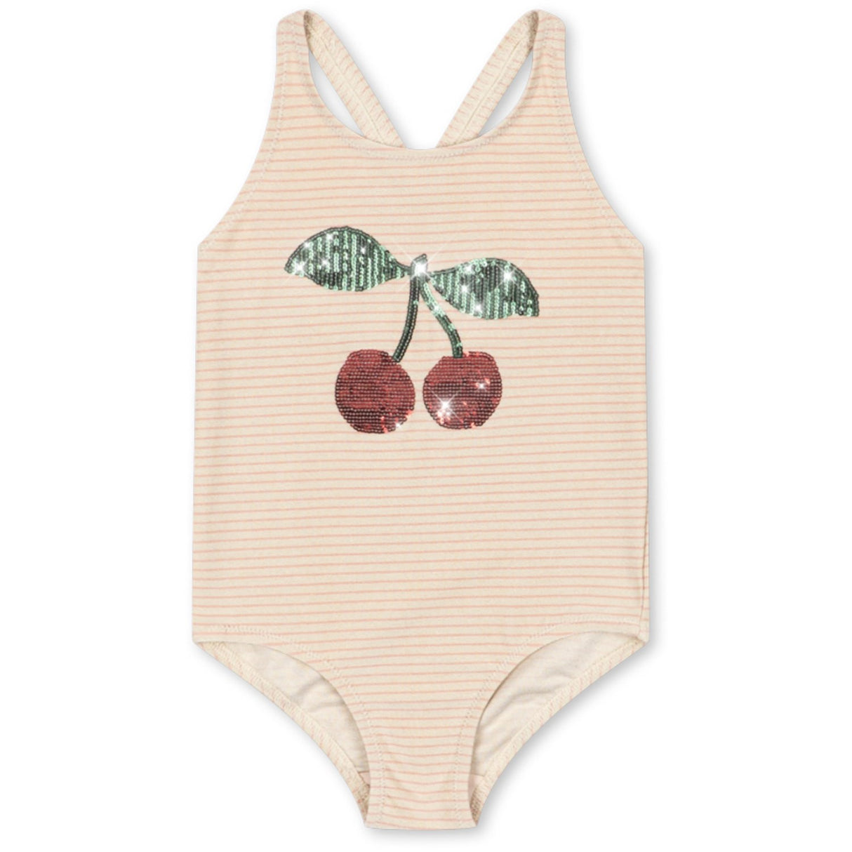 Konges Sløjd Rose Stripe Jade Badeheldragt