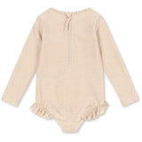 Konges Sløjd Rose Stripe Jade Ls Badedragt