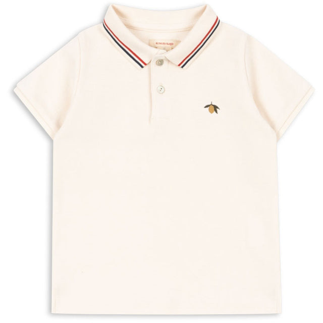 Konges Sløjd Antique White Florian Polo Skjorte Gots