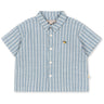 Konges Sløjd Trio Bleu Stripe Elliot Ss Skjorte Gots