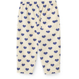 COPENHAGEN COLORS x Luksusbaby Heart Aop Ocean Heart and Dots Bukser Loose Fit