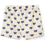 COPENHAGEN COLORS x Luksusbaby Heart Aop Ocean Heart and Dots Bluse m/Shorts Sæt