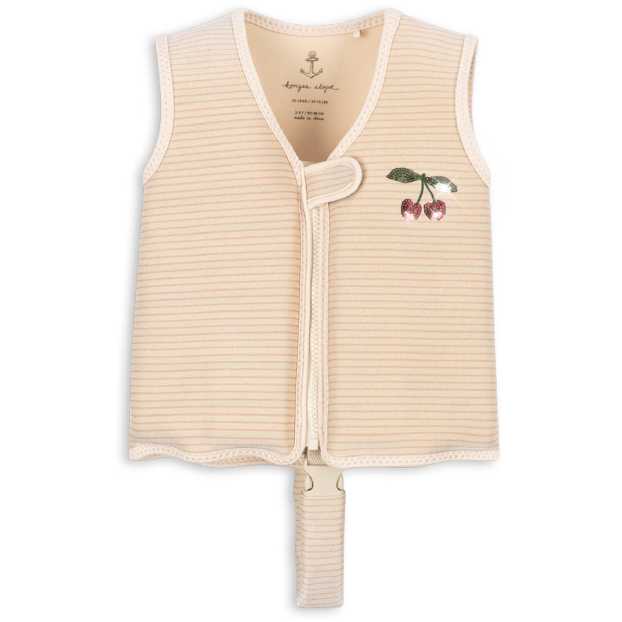Konges Sløjd Rose Stripe Cherry Svømmevest