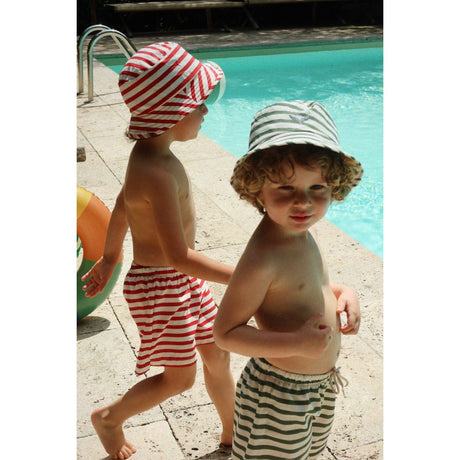 Konges Sløjd Stripe Rouge Asnou Badeshorts Grs