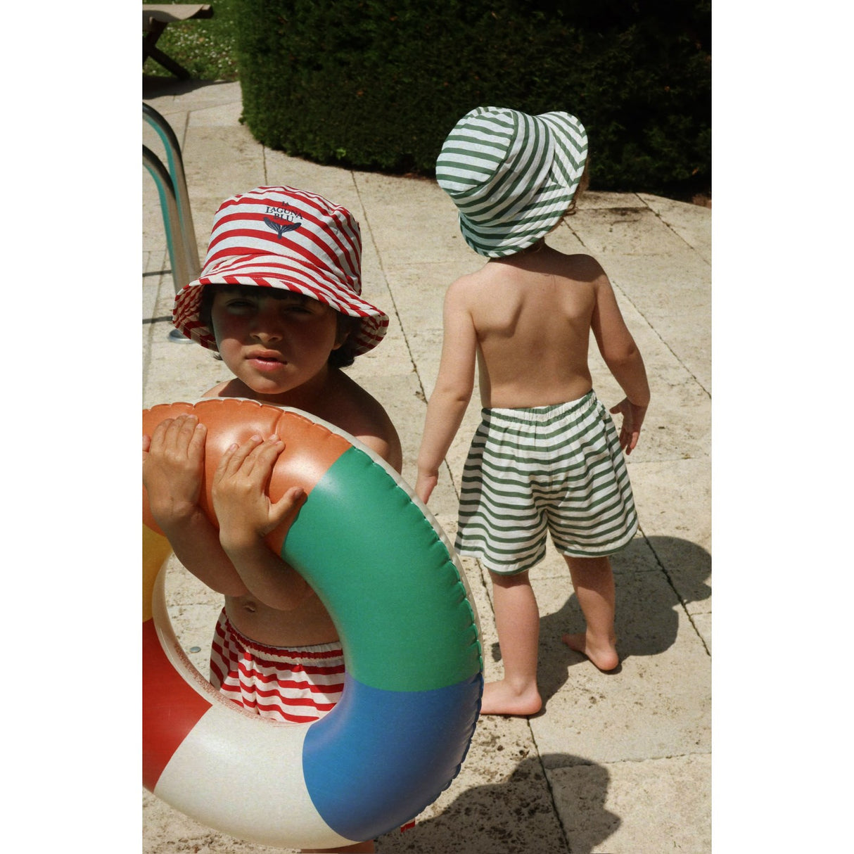 Konges Sløjd Stripe Verti Asnou Badeshorts Grs