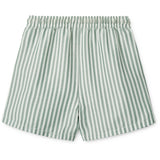 LIEWOOD Stripe Peppermint / Crisp White Duke Stripe Badeshorts