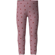 Name It Lilas Red Glitter Hearts Nmfvivian Glitter Leggings