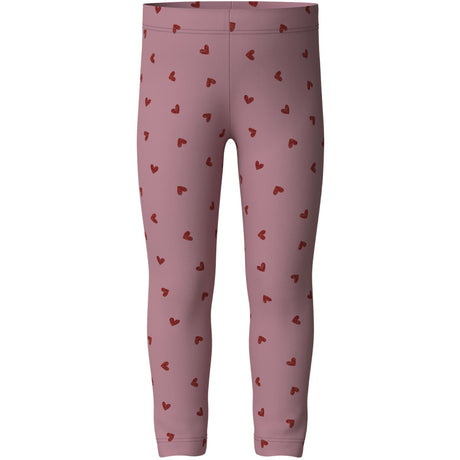Name It Lilas Red Glitter Hearts Nmfvivian Glitter Leggings