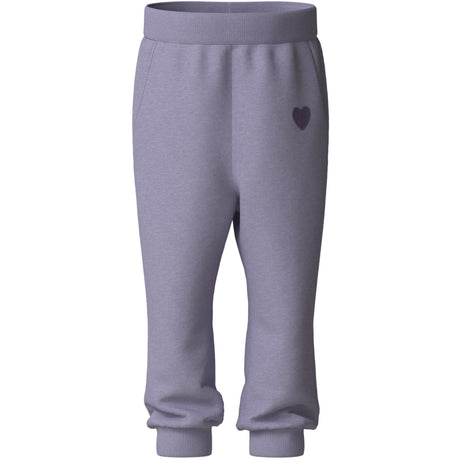 Name It Heirloom Lilac Heart Embroidery Nmfvima Nreg Swe Bukser Bru