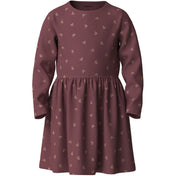 Name It Wild Ginger Pink Glitter Hearts Nmfvivian Ls Kjole