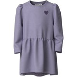 Name It Heirloom Lilac Heart Embroidery Nmfvima Ls Swe Kjole Bru