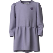 Name It Heirloom Lilac Heart Embroidery Nmfvima Ls Swe Kjole Bru